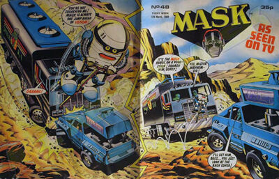 M.A.S.K. M.A.S.K. UK comic No. 48 - 12/03/1988 M.A.S.K. M.A.S.K. UK comic No. 48 - 12/03/1988