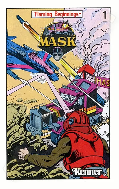 M.A.S.K. Insert Comic 1 Flaming Beginnings M.A.S.K. Insert Comic 1 Flaming Beginnings