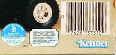 Kenner M.A.S.K. Firecracker differences us boxes 2