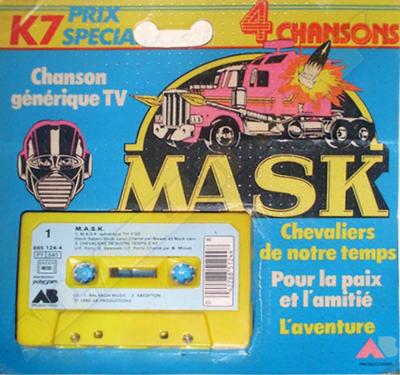 M.A.S.K. M.A.S.K. tape from france with 4 different theme songs