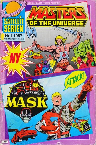 M.A.S.K. MASK Swedish Satellit Comic 1987 No. 1