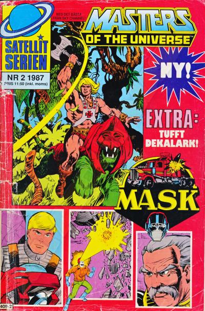 M.A.S.K. MASK Swedish Satellit Comic 1987 No. 2