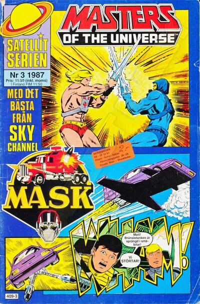 M.A.S.K. MASK Swedish Satellit Comic 1987 No. 3