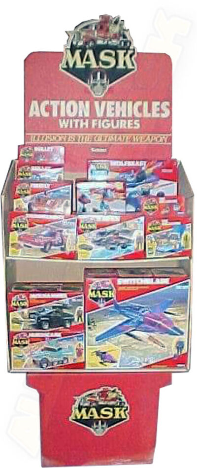 M.A.S.K. MASK Store Display 1st and 2nd line