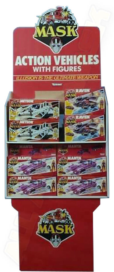 M.A.S.K. MASK Store Display racing line