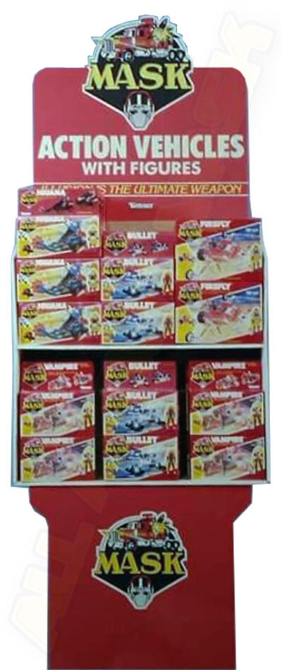 M.A.S.K. MASK Store Display 2nd and racing line