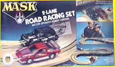 M.A.S.K. M.A.S.K. Slotracing set blue box Thunderhawk & Jackhammer M.A.S.K. M.A.S.K. Slotracing set blue box Thunderhawk & Jackhammer
