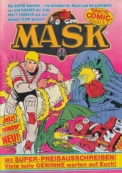M.A.S.K. 1989 M.A.S.K. promotional comic Germany nr. 3