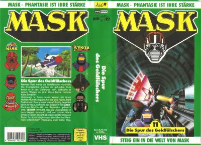 M.A.S.K. M.A.S.K. VHS 11 Die Spur des Geldfälschers cassette Germany 