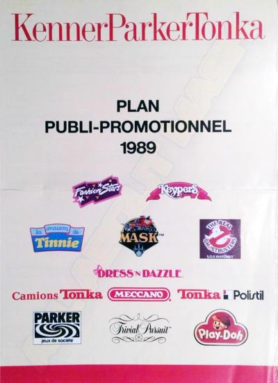 M.A.S.K. 1989 Kenner Parker Tonka Advertising Plan France