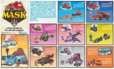 M.A.S.K. M.A.S.K. poster 1st toy line 1985 USA