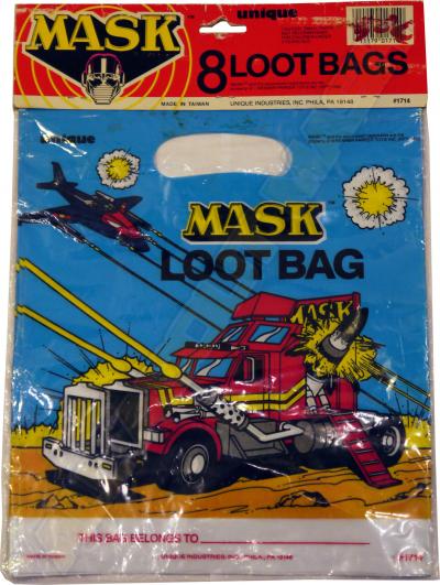 M.A.S.K. M.A.S.K. 8 Loot bags