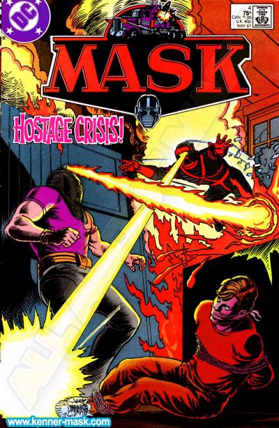 M.A.S.K. M.A.S.K. DC comic 1987 #4/9 Matt Trakker Outlaw M.A.S.K. M.A.S.K. DC comic 1987 #4/9 Matt Trakker Outlaw