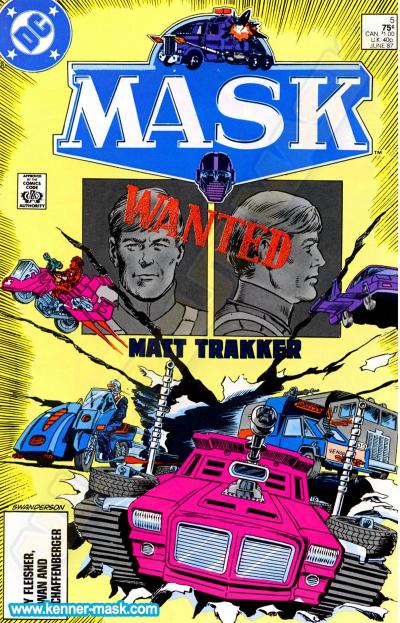 M.A.S.K. M.A.S.K. DC Comic 1987 #5/9 African Nightmare
