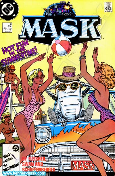 M.A.S.K. M.A.S.K. DC comic 1987 #8/9 Fun in the Sun M.A.S.K. M.A.S.K. DC comic 1987 #8/9 Fun in the Sun