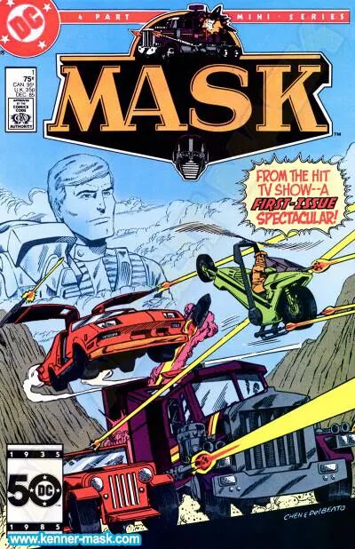 M.A.S.K. M.A.S.K. DC Comic 1985 #1/4 When Opportunity Knox
