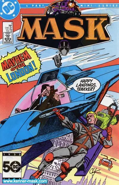 M.A.S.K. M.A.S.K. DC Comic 1985 #3/4 The Family Jewels