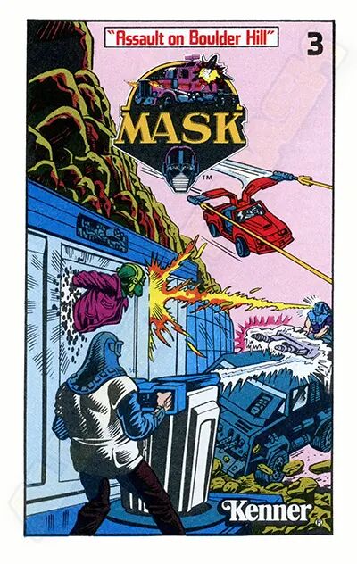 M.A.S.K. Insert Comic 3 ASSAULT ON BOULDER HILL