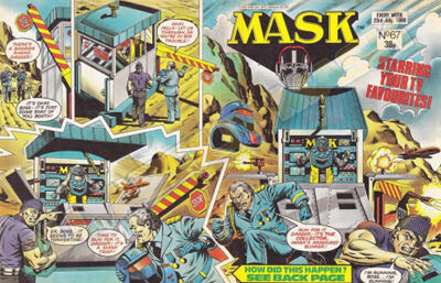 M.A.S.K. M.A.S.K. UK comic No. 67 - 23/07/1988 M.A.S.K. M.A.S.K. UK comic No. 67 - 23/07/1988