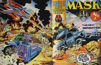 M.A.S.K. M.A.S.K. UK comic No. 01 - 25/10/1986 M.A.S.K. M.A.S.K. UK comic No. 01 - 25/10/1986