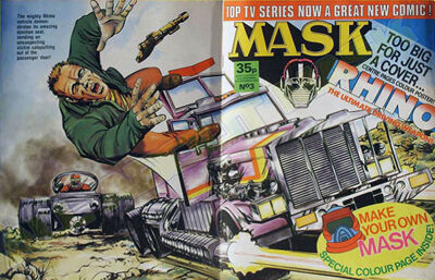 M.A.S.K. M.A.S.K. UK comic No. 03 - 22/11/1986 M.A.S.K. M.A.S.K. UK comic No. 03 - 22/11/1986