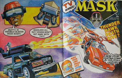 M.A.S.K. M.A.S.K. UK comic No. 04 - 06/12/1986 M.A.S.K. M.A.S.K. UK comic No. 04 - 06/12/1986
