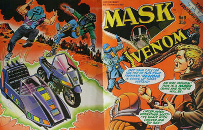 M.A.S.K. M.A.S.K. UK comic No. 09 - 14/02/1987 M.A.S.K. M.A.S.K. UK comic No. 09 - 14/02/1987