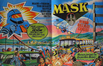 M.A.S.K. M.A.S.K. UK comic No. 11 - 14/03/1987 M.A.S.K. M.A.S.K. UK comic No. 11 - 14/03/1987