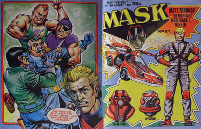 M.A.S.K. M.A.S.K. UK comic No. 21 - 01/08/1987 M.A.S.K. M.A.S.K. UK comic No. 21 - 01/08/1987