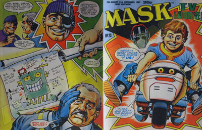 M.A.S.K. M.A.S.K. UK comic No. 23 - 29/08/1987 