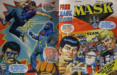 M.A.S.K. M.A.S.K. UK comic No. 27 - 17/10/1987 M.A.S.K. M.A.S.K. UK comic No. 27 - 17/10/1987