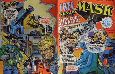 M.A.S.K. M.A.S.K. UK comic No. 28 - 24/10/1987 M.A.S.K. M.A.S.K. UK comic No. 28 - 24/10/1987