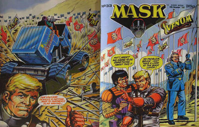 M.A.S.K. M.A.S.K. UK comic No. 33 - 28/11/1987 M.A.S.K. M.A.S.K. UK comic No. 33 - 28/11/1987