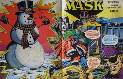 M.A.S.K. M.A.S.K. UK comic No. 36 - 19/12/1987 M.A.S.K. M.A.S.K. UK comic No. 36 - 19/12/1987