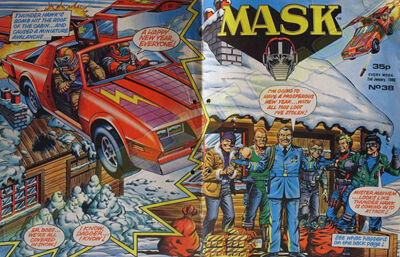 M.A.S.K. M.A.S.K. UK comic No. 38 - 02/01/1988 M.A.S.K. M.A.S.K. UK comic No. 38 - 02/01/1988