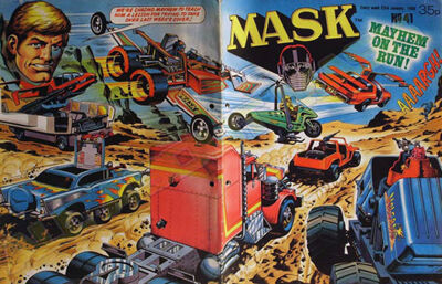 M.A.S.K. M.A.S.K. UK comic No. 41 - 23/01/1988 M.A.S.K. M.A.S.K. UK comic No. 41 - 23/01/1988