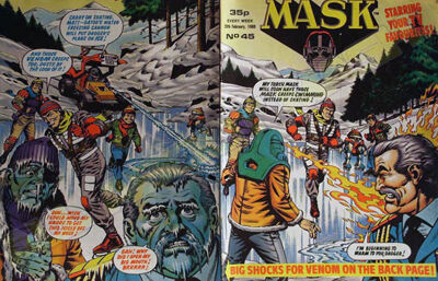 M.A.S.K. M.A.S.K. UK comic No. 45 - 20/02/1988 M.A.S.K. M.A.S.K. UK comic No. 45 - 20/02/1988