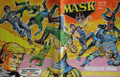 M.A.S.K. M.A.S.K. UK comic No. 49 - 19/03/1988 M.A.S.K. M.A.S.K. UK comic No. 49 - 19/03/1988