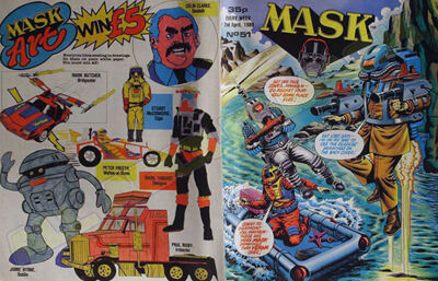 M.A.S.K. M.A.S.K. UK comic No. 51 - 02/04/1988 M.A.S.K. M.A.S.K. UK comic No. 51 - 02/04/1988