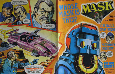 M.A.S.K. M.A.S.K. UK comic No. 59 - 28/05/1988 M.A.S.K. M.A.S.K. UK comic No. 59 - 28/05/1988