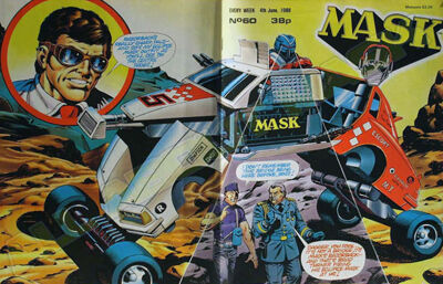 M.A.S.K. M.A.S.K. UK comic No. 60 - 04/06/1988 M.A.S.K. M.A.S.K. UK comic No. 60 - 04/06/1988