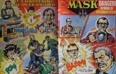 M.A.S.K. M.A.S.K. UK comic No. 63 - 25/06/1988 
