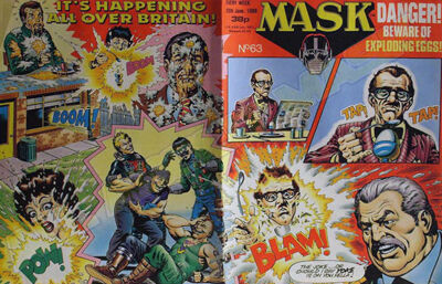 M.A.S.K. M.A.S.K. UK comic No. 63 - 25/06/1988 M.A.S.K. M.A.S.K. UK comic No. 63 - 25/06/1988