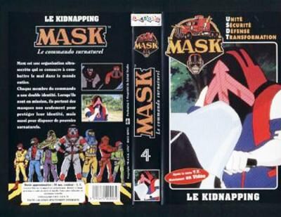 M.A.S.K. M.A.S.K. VHS France black no. 4 M.A.S.K. M.A.S.K. VHS France black no. 4