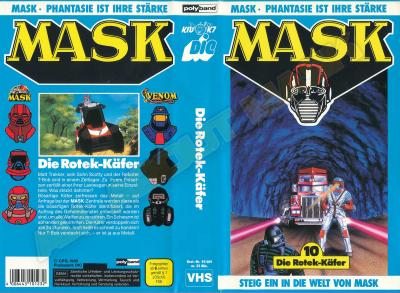 M.A.S.K. M.A.S.K. VHS cassette 10 Germany M.A.S.K. M.A.S.K. VHS cassette 10 Germany