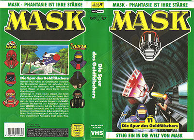 M.A.S.K. M.A.S.K. VHS cassette 11 Germany M.A.S.K. M.A.S.K. VHS cassette 11 Germany