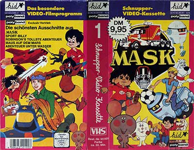 M.A.S.K. M.A.S.K. VHS Promo cassette Germany M.A.S.K. M.A.S.K. VHS Promo cassette Germany