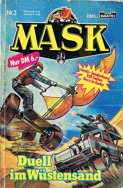 M.A.S.K. M.A.S.K. Comicbook Germany no. 3 Duell im Wüstensand
