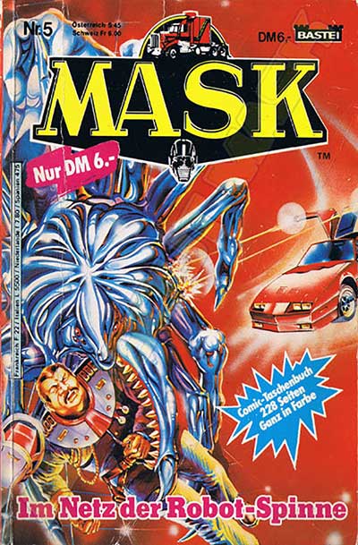 M.A.S.K. M.A.S.K. Comicbook Germany no. 5 Im Netz der Robot-Spinne M.A.S.K. M.A.S.K. Comicbook Germany no. 5 Im Netz der Robot-Spinne
