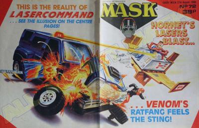 M.A.S.K. M.A.S.K. UK comic No. 72 - 27/08/1988 M.A.S.K. M.A.S.K. UK comic No. 72 - 27/08/1988